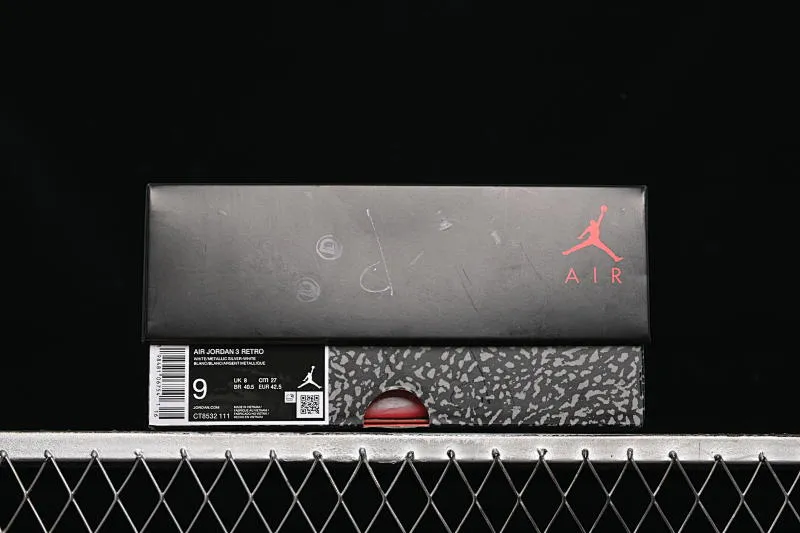 All categories Air Jordan Jordan series basketball shoes Air Jordan 3 GX foreign trade version Air Jordan 3 Retro "Pure Money" AJ3 Joe 3 replica white cat CT8532-111